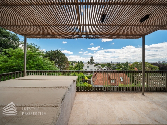 Luxus Pur! 5-Zimmer Penthouse mit Stadtblick in Döbling