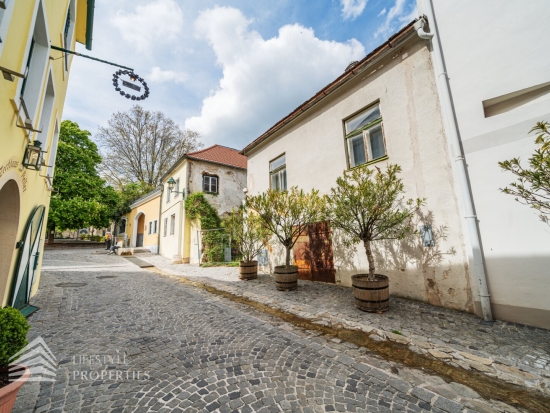 Grundstück mit sanierungsbedürftigen Zinshäusern in zentraler Lage von Gumpoldskirchen