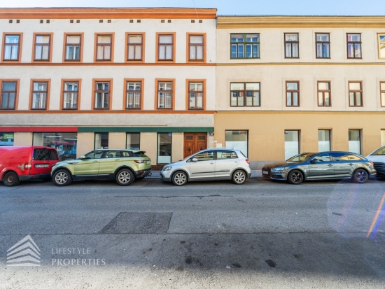 Geschäftslokal mit Dienstwohnung und Garage, Nähe Gürtel