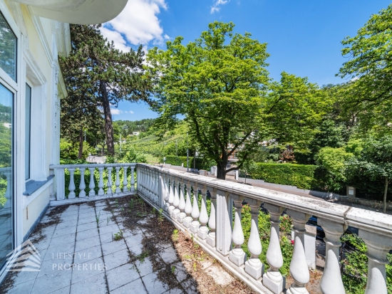 Historische Villa mit Studie für Ausbauprojekt in Grinzinger Bestlage