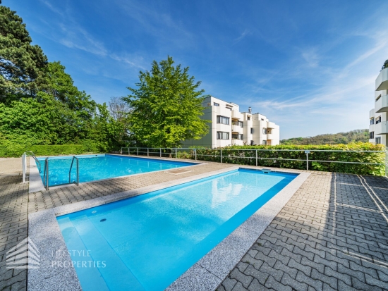 Erstbezug! Luxuriöse 4-Zimmer Traumwohnung mit Loggia und Poolzugang, Nähe Pötzleinsdorfer Schlosspark