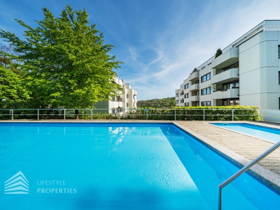 Erstbezug! Luxuriöse 4-Zimmer Traumwohnung mit Loggia und Poolzugang, Nähe Pötzleinsdorfer Schlosspark